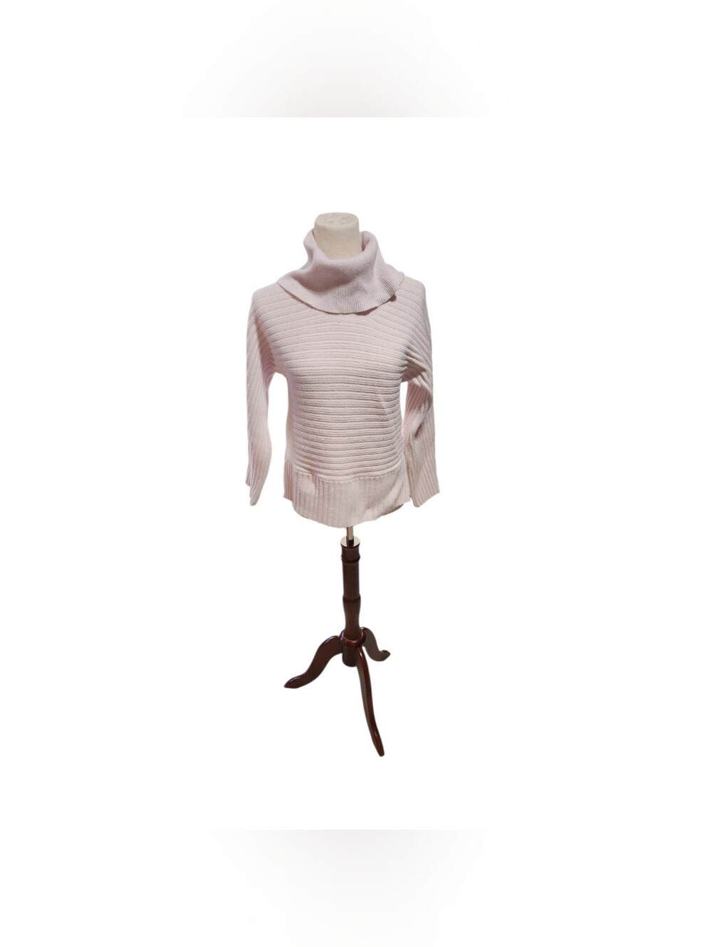 Moth by Anthropologie Pale Pink Turtleneck Sweater Women's Size XS Cozy Winter